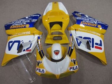 Carenado Ducati 748 93-05 - Amarillo Blanco Fila