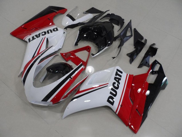 Carenado Ducati 848 1098 1198 07-14 - Rojo Blanco Negro