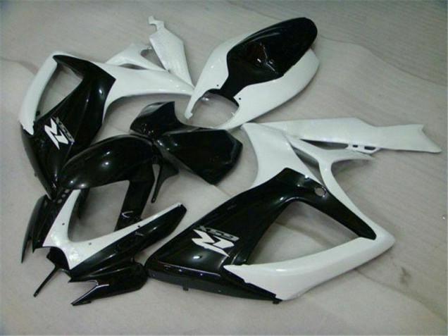 Carenado GSXR 600 / 750 K6 06-07 - Negro Blanco