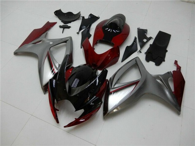 Carenado GSXR 600 / 750 K6 06-07 - Rojo Plata