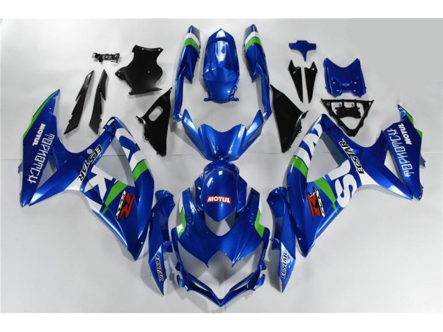 Carenado GSXR 600 / 750 K8 08-10 - Azul Blanco Verde