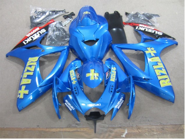 Carenado GSXR 600 K6 06-07 - Azul Amarillo Rizla