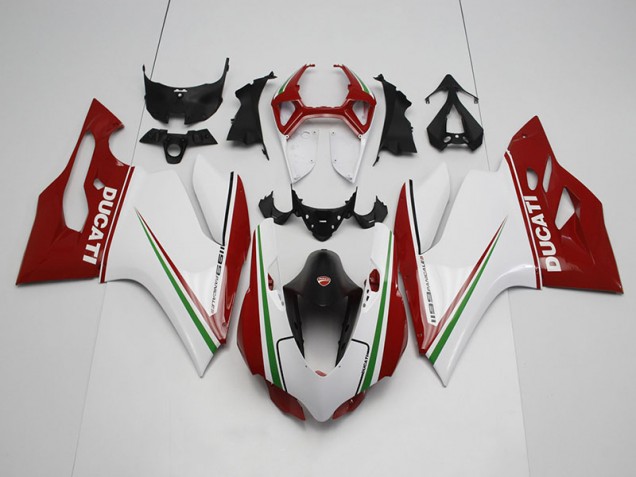 Inyección Kits Carenado Ducati 1199 11-14 - Blanco Rojo