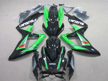 Kit Carenado ABS Completo GSXR 600 K6 06-07 - Negro Verde