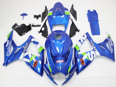 Kit Carenado GSXR 600 / 750 K6 06-07 - Azul Blanco