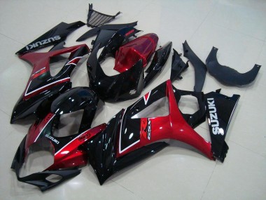 Kits Carenado GSXR 1000 K7 07-08 - Rojo Negro