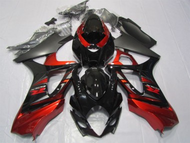 Kits Completo Carenado ABS GSXR 1000 K7 07-08 - Negro Rojo