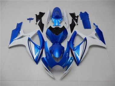 Kits Completo Carenado ABS GSXR 600 / 750 K6 06-07 - Azul Blanco