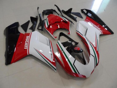 Kits Completo Carenado Ducati 848 1098 1198 07-14 - Rojo Blanco