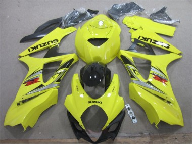 Kits Completo Carenado GSXR 1000 K7 07-08 - Amarillo Negro