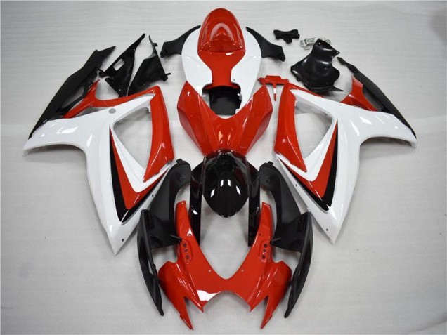 Kits Completo Carenado GSXR 600 / 750 K6 06-07 - Rojo Negro