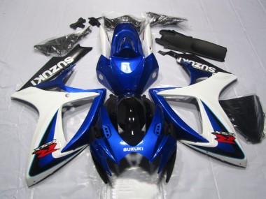 Kits Completo Carenado GSXR 600 K6 06-07 - Azul Blanco