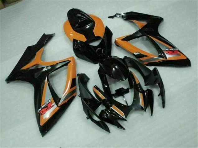 Plástico GSXR 600 / 750 K6 06-07 - Negro Naranja