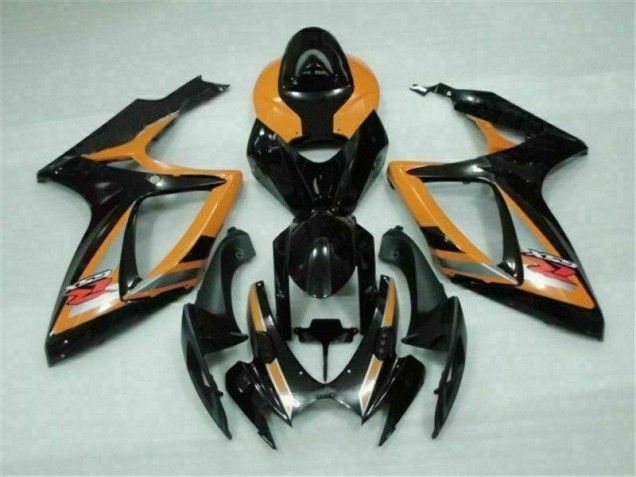 Plástico GSXR 600 / 750 K6 06-07 - Negro Naranja