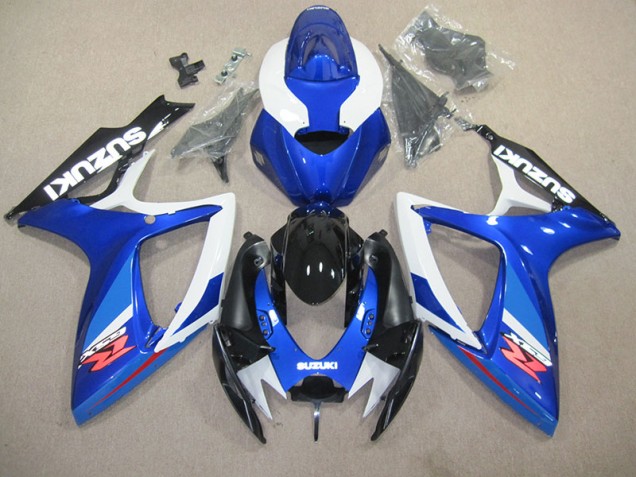 Plástico GSXR 600 K6 06-07 - Azul Blanco